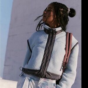 Free People Movement Courtside Fleece Ice Glow Combo